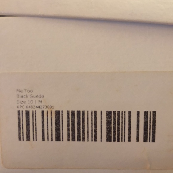 Vintage Me Too Simone deleted Black Suede 10 Clog with box - Picture 10 of 11